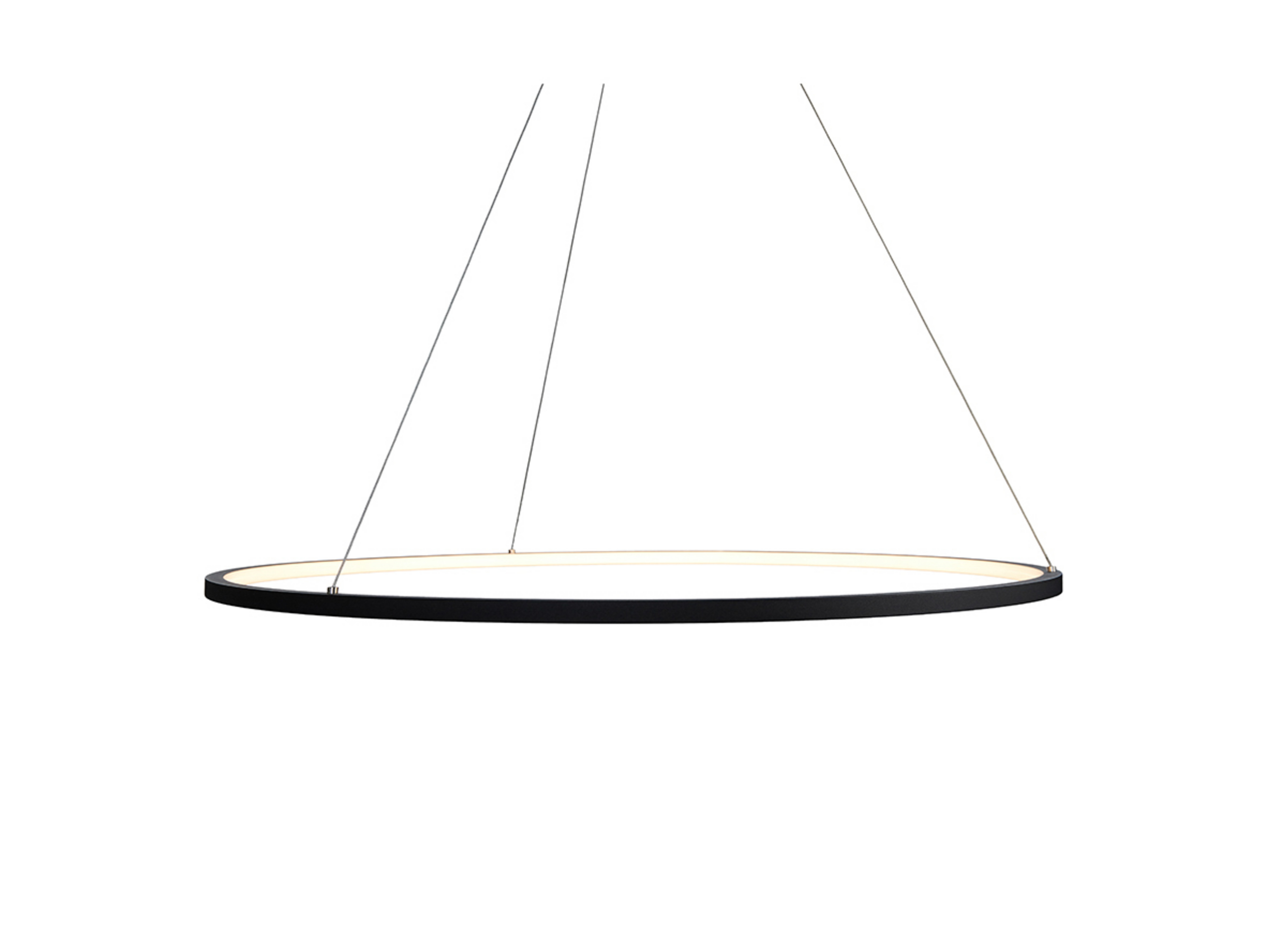 Gloria LED Suspension Ø80 Slim Noir - Antidark