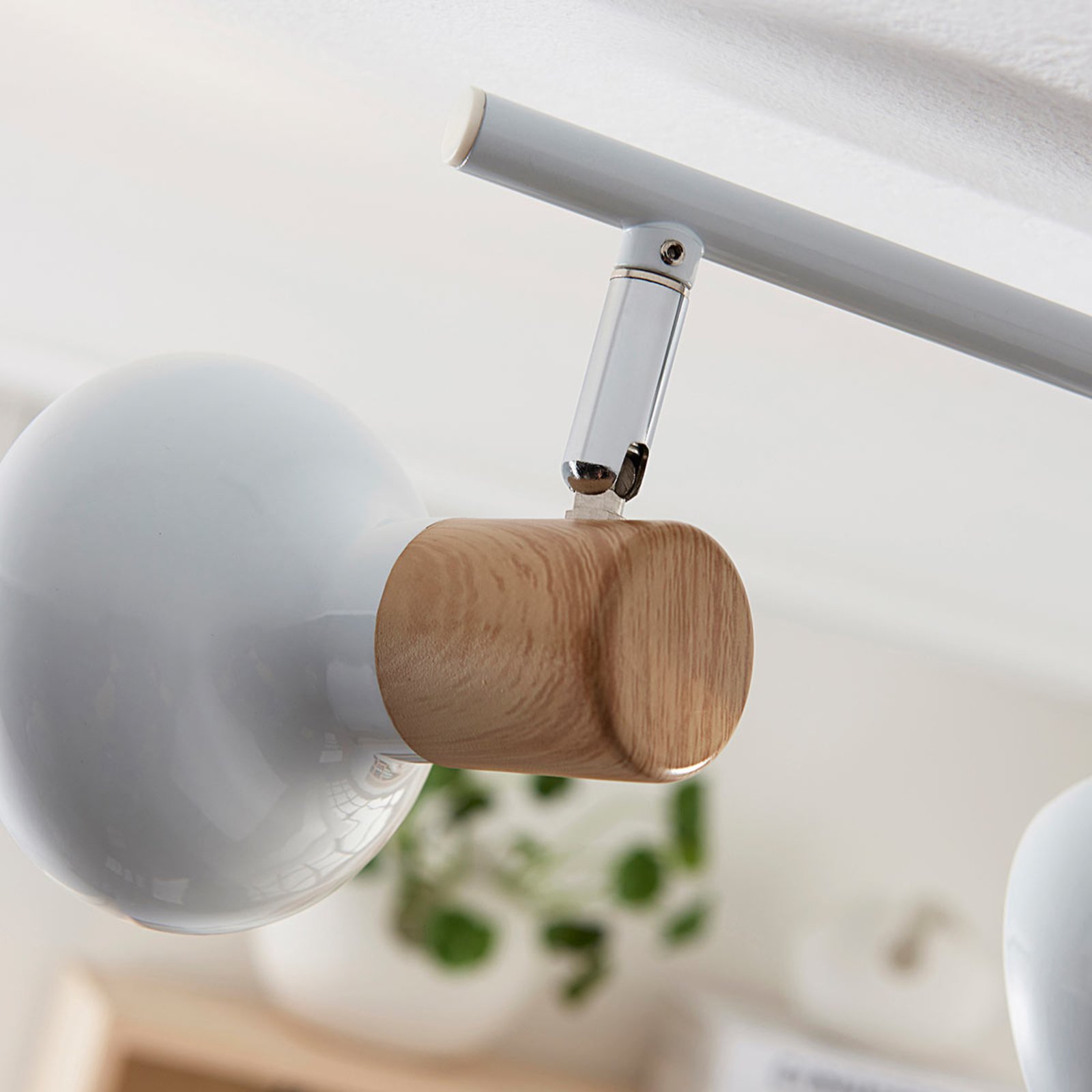 Fridolin 3 Ceiling Lamp White - Lindby