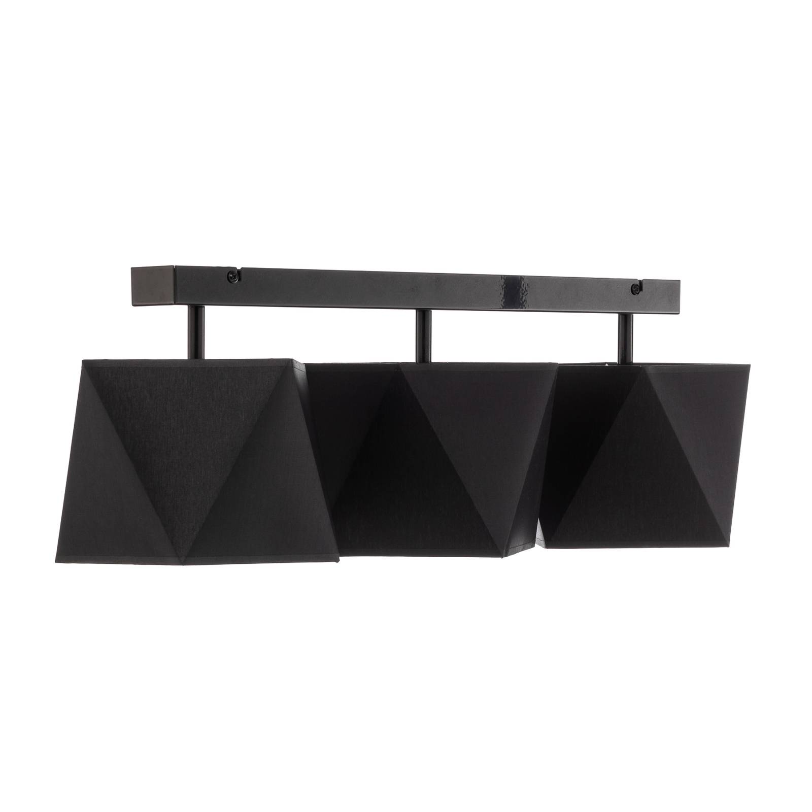 Lampa sufitowa Thea, 3-punktowa, czarna