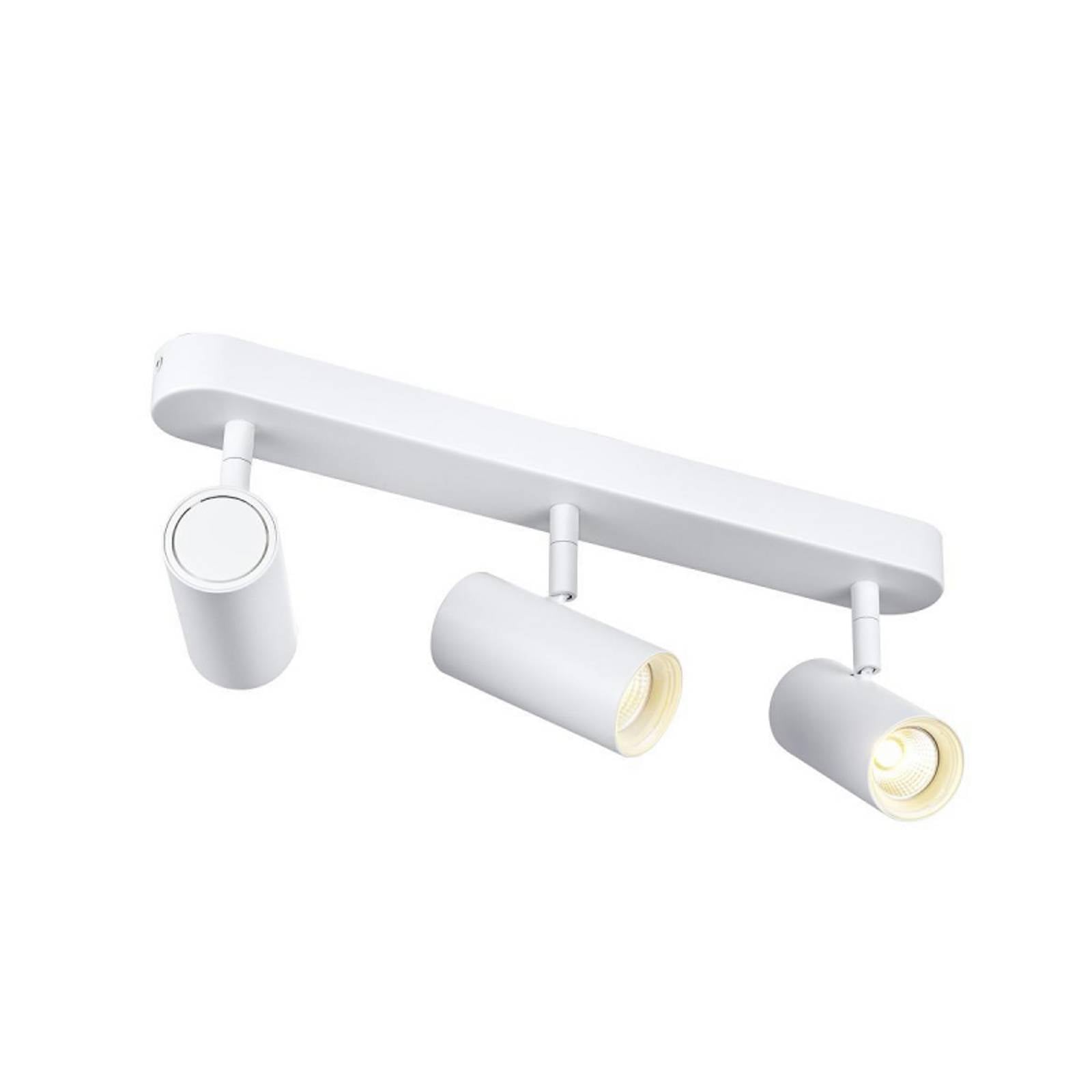 SLV LED-Deckenstrahler Noblo, 3.000 K, weiß, Länge 40 cm