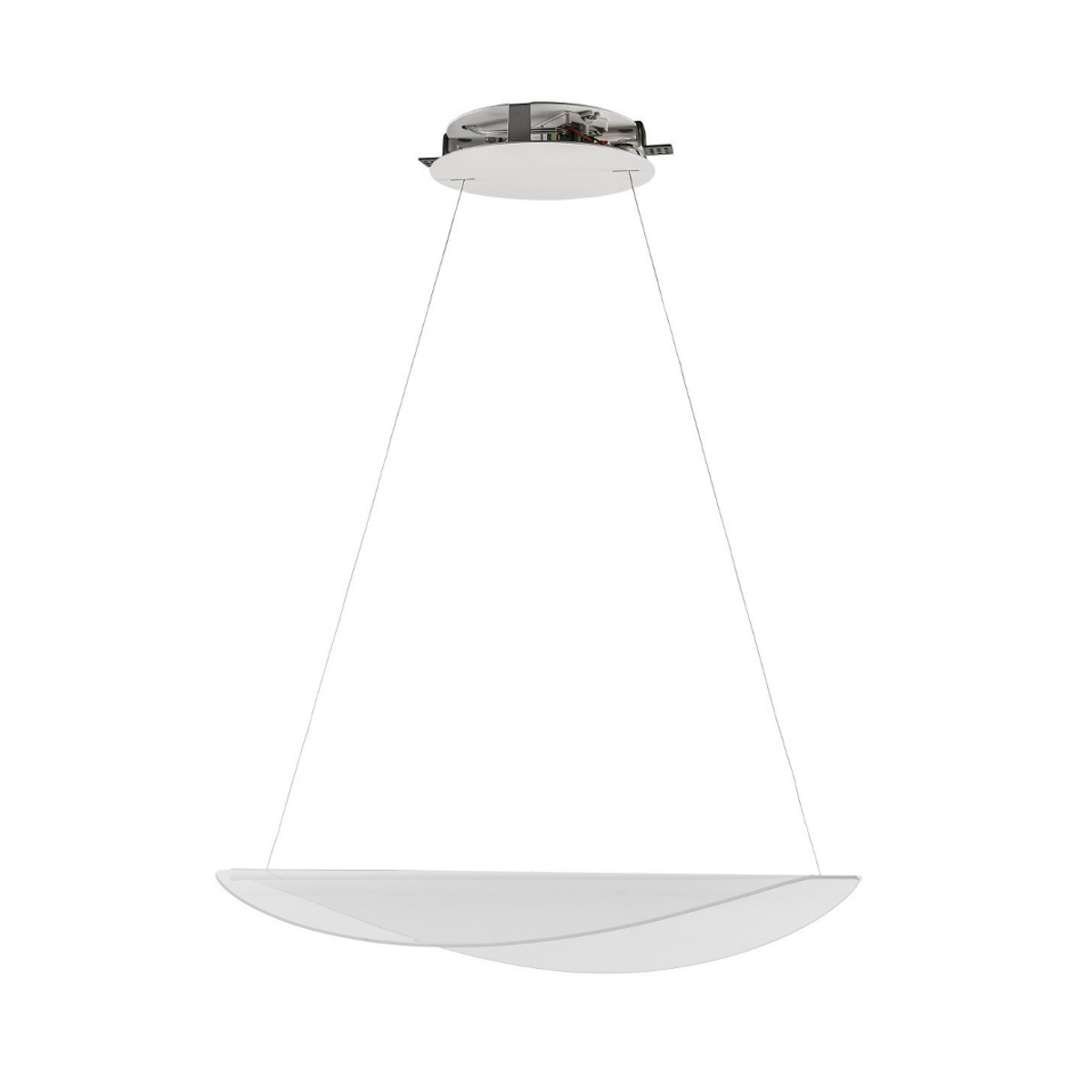 Diphy LED-Pendelleuchte, Länge 75,6 cm, weiß - Stilnovo