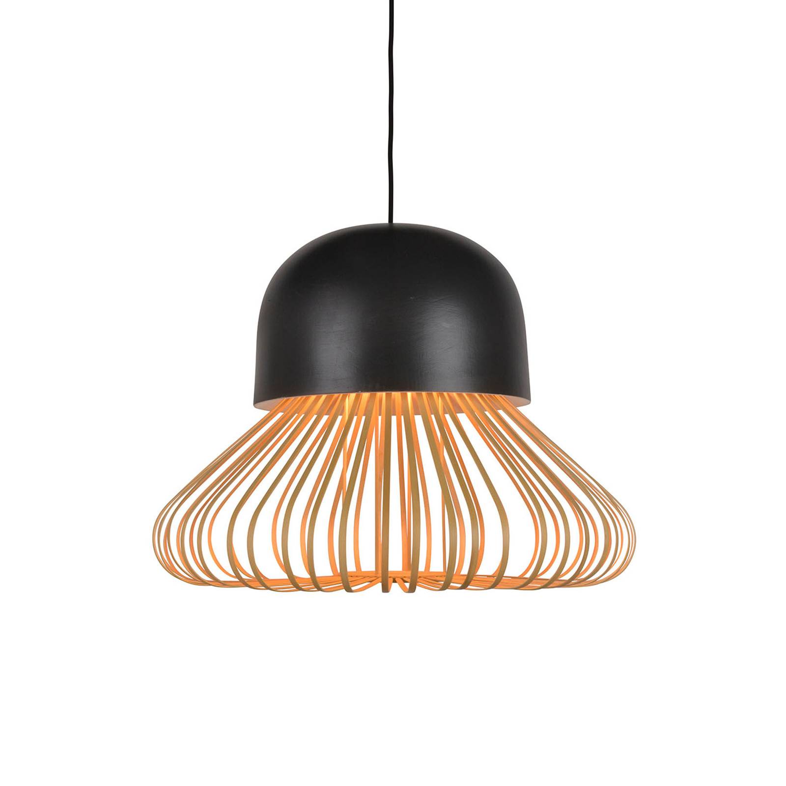 Forestier Hängeleuchte Anemos L, dunkelgrau, Ø 55 cm, E27