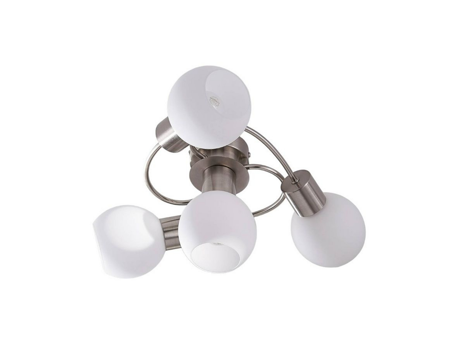 Ciala 4 Plafond Nickel/Opal - Lindby