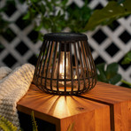 Pauleen LED tafellamp SUNSHINE GLIMMER, zwart, IP44