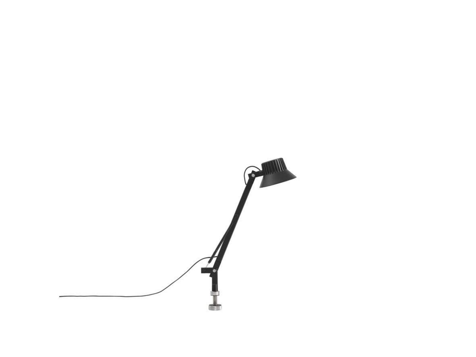 Dedicate Tischleuchte w/Pin S1 Black Muuto - Arbeitszimmer / Büro - Aluminium