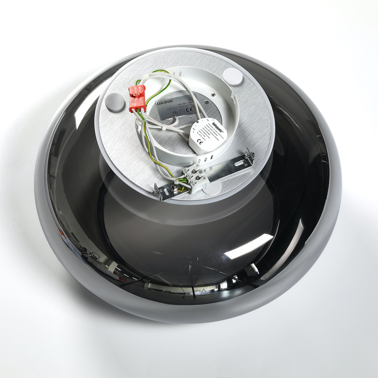 Mijo Plafondlamp Smoke/Chrome - Lucande