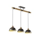 Holgar Pendant Green/Wood - Lindby