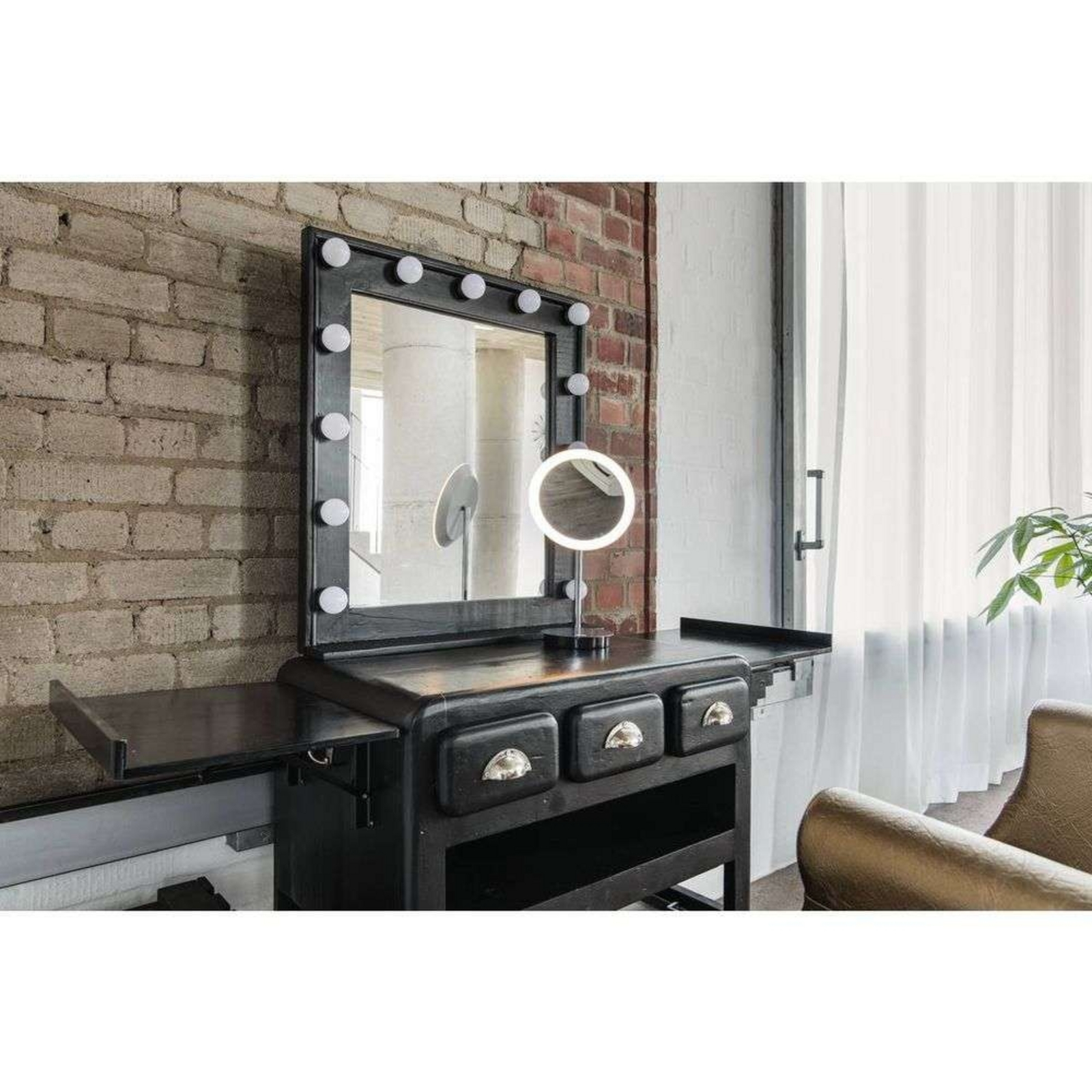 Maganda Mirror Lampă de Masă 2700/3000/4000K Chrome - SLV