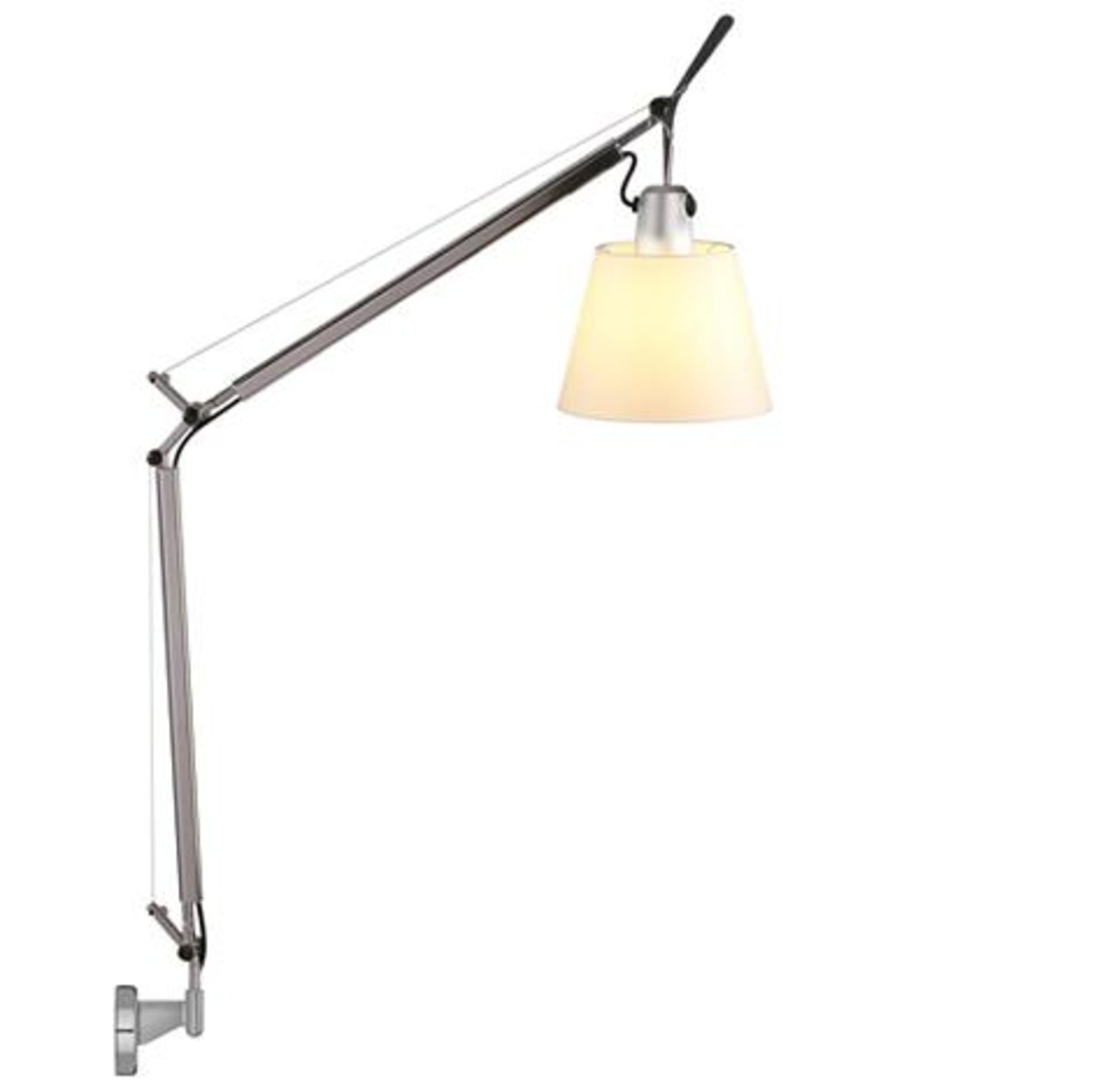 Tolomeo Basculante Candeeiro de Parede Parchment - Artemide