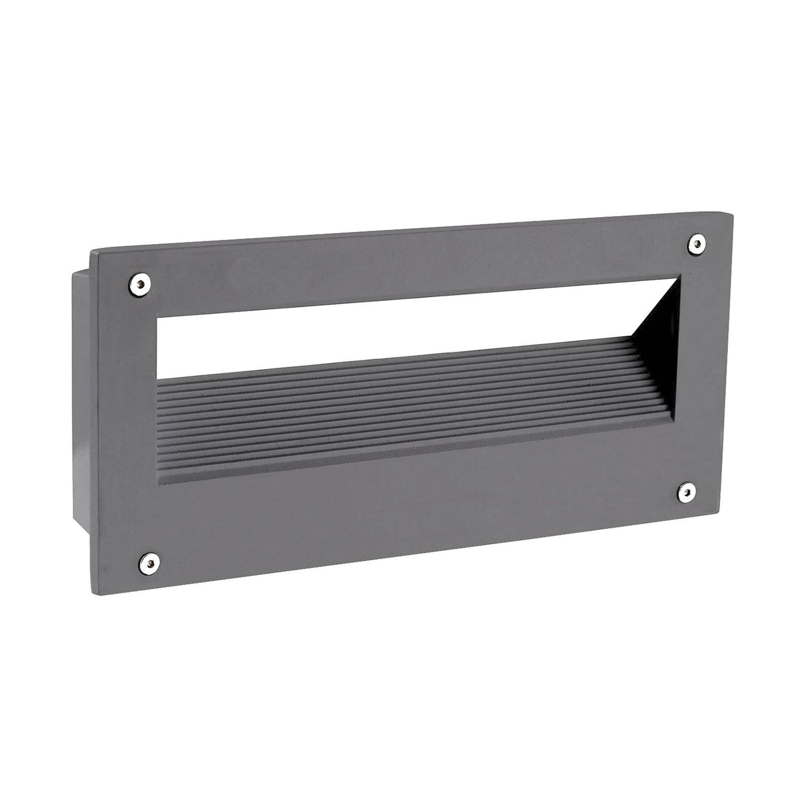 LEDS-C4 Micenas inbyggnadslampa 25,5x11,5 grå