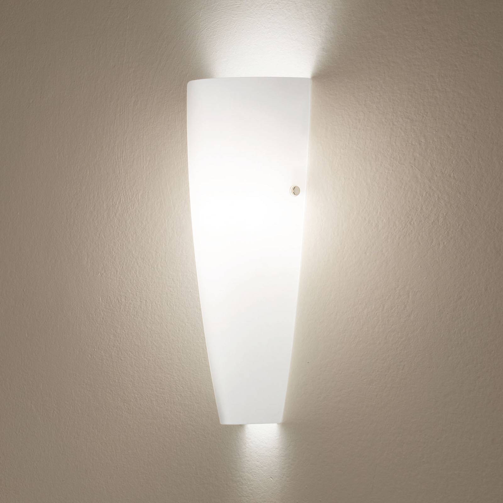 Fabas Luce Biała lampa ścienna DEDALO IP44