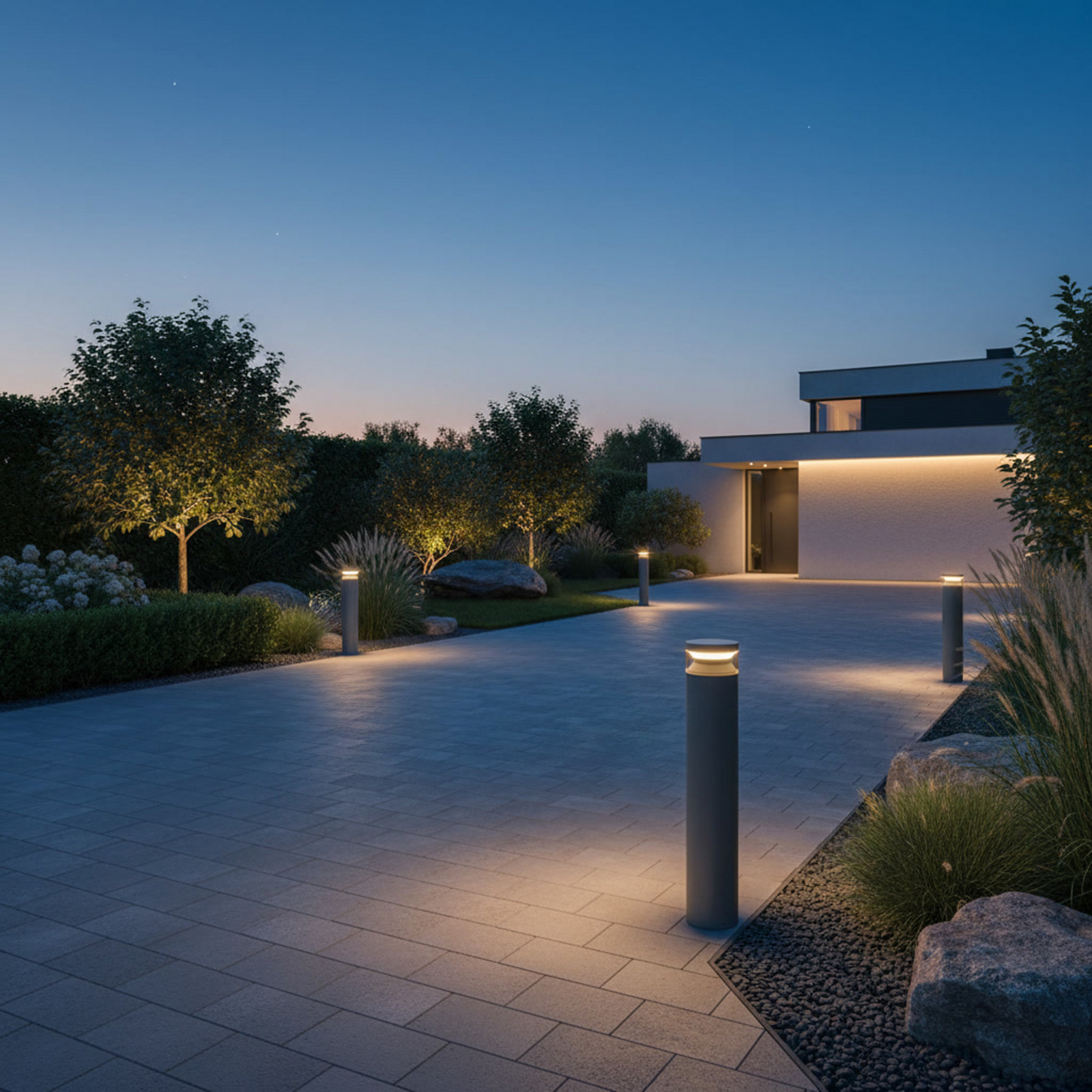 Ideal Lux LED svjetiljka za put Boeing, visina 70 cm, antracit Ideal Lux LED svjetiljka za put Boeing, visina 70 cm, antracit