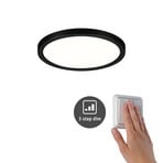 Paulmann Areo LED-Panel 3stepdim schwarz Ø 17,5 cm