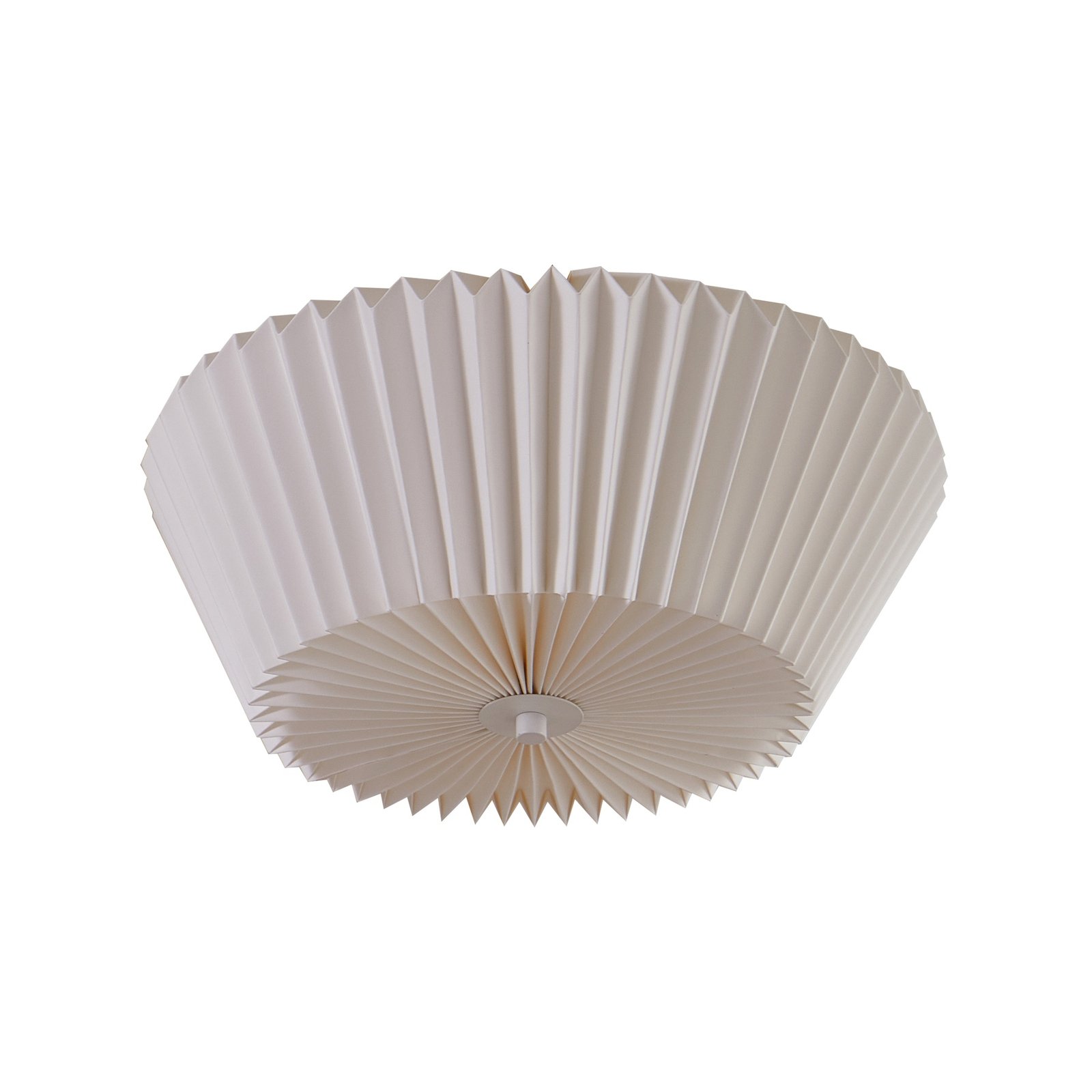 Lindby Magali plafondlamp, wit, papier, Ø 45 cm, E27