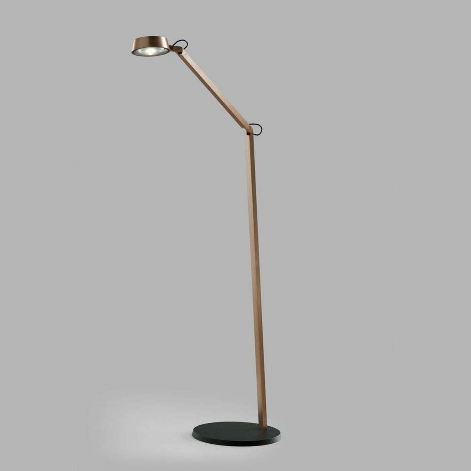 Dark F1 Gulvlampe Rose Gold LIGHT-POINT - Stue - Aluminium billede