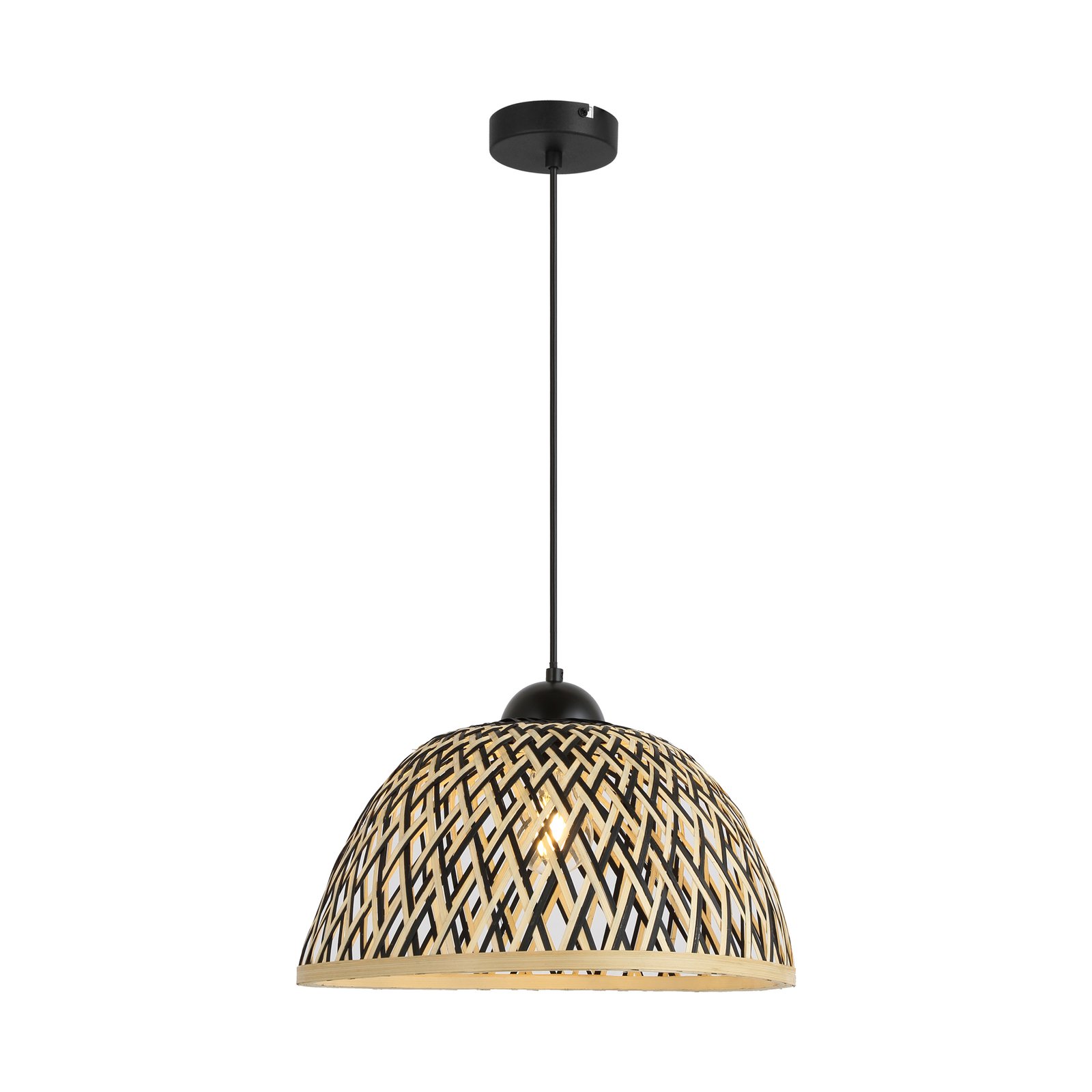 Colly pendant light bamboo mesh lampshade, Ø 30 cm