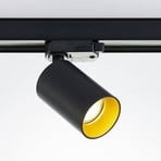 Arcchio projecteur sur rail Brinja, noir, Ø 6cm, 3-phases