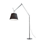 Tolomeo Mega Lampa Podłogowa Ø420 Czarna Satyna/Aluminium - Artemide