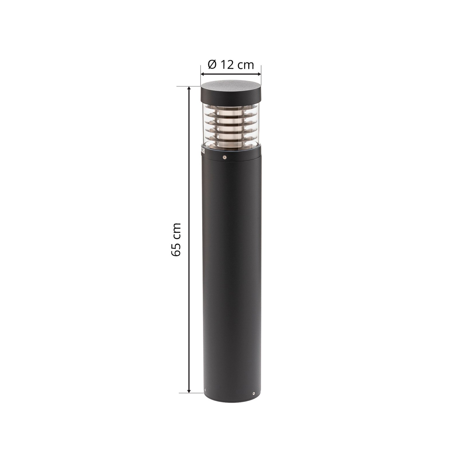 Lucius Outdoor Garden Lamp H65 Graphite - Lucande