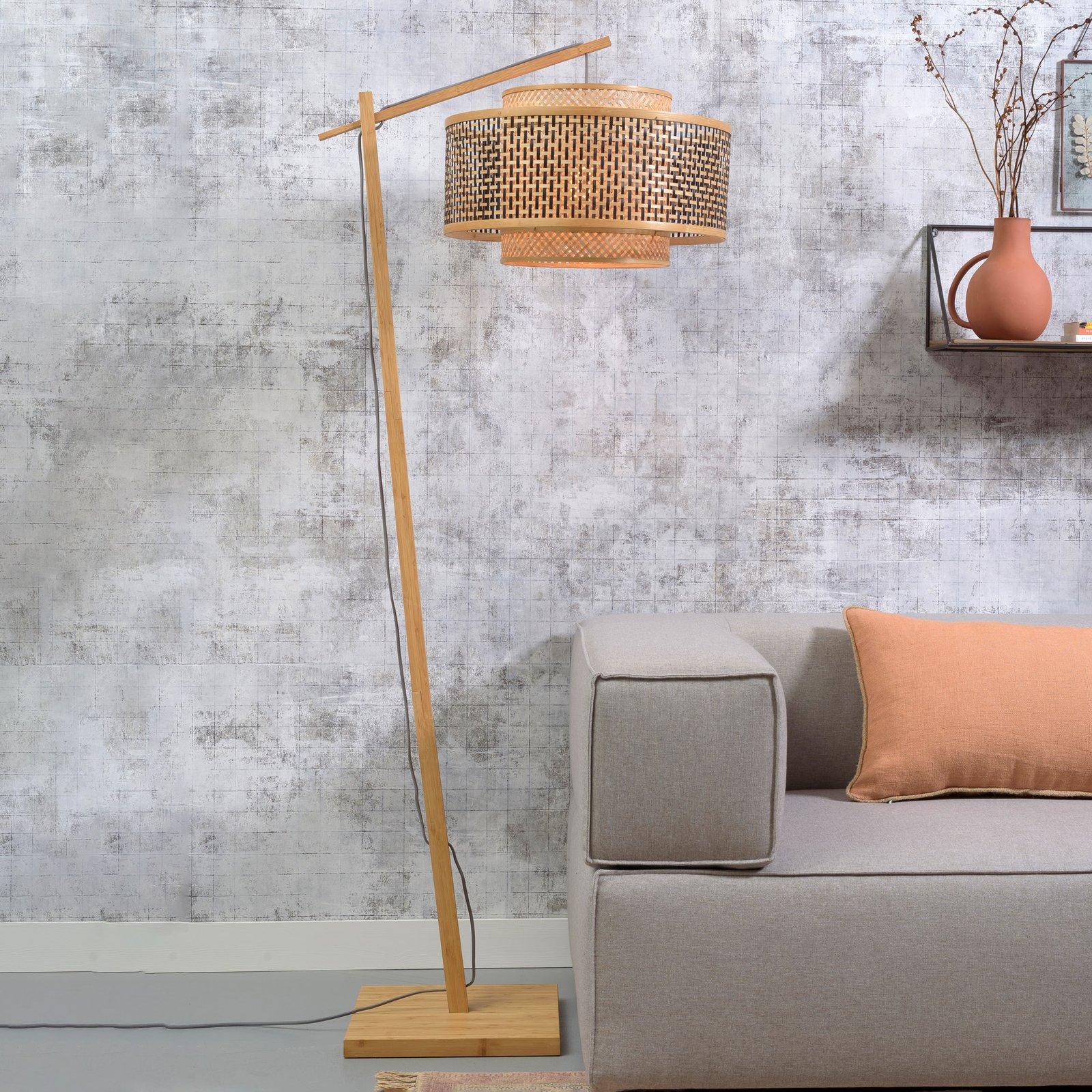 GOOD & MOJO Bhutan floor lamp height 176cm Ø50cm