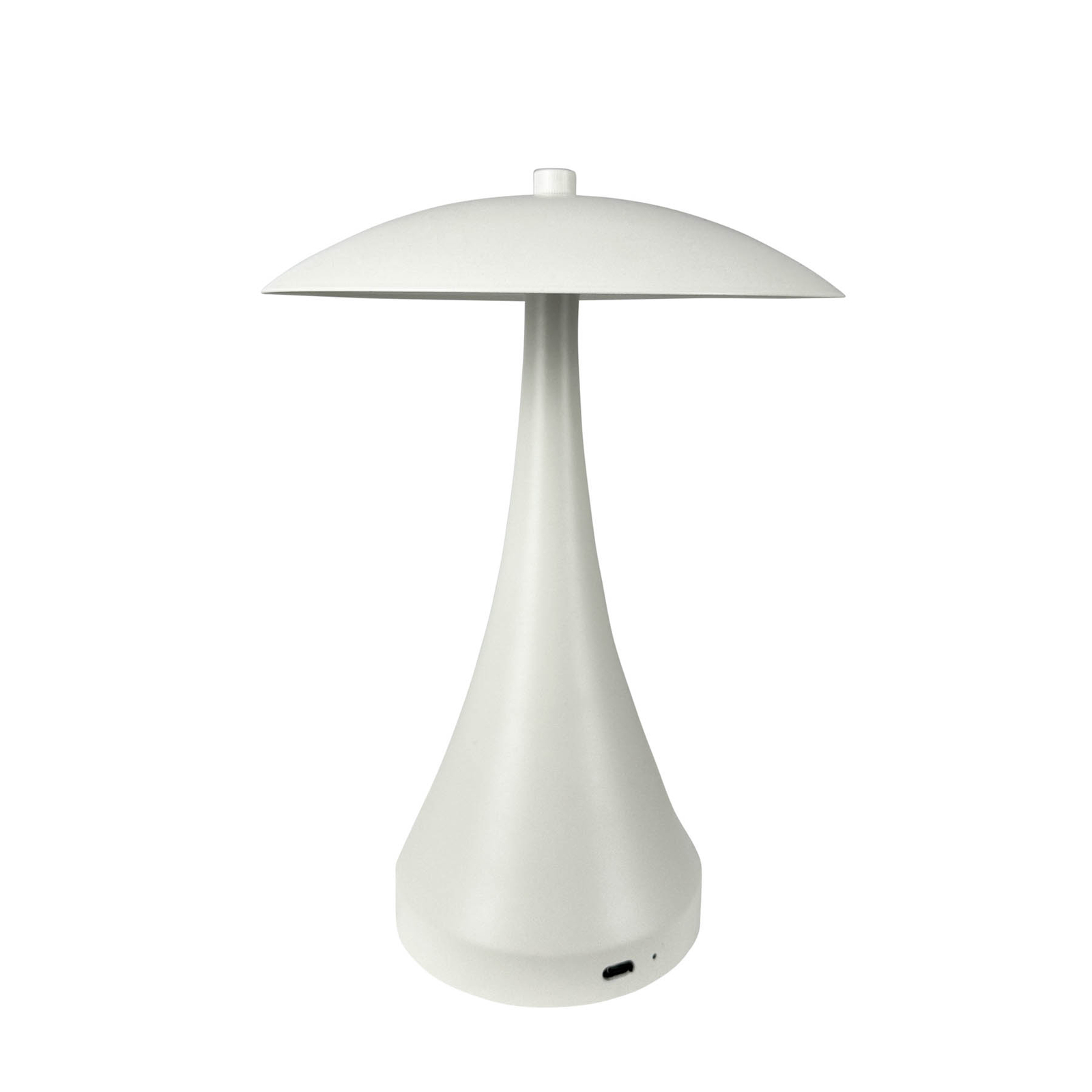 Dyberg Larsen LED table lamp Vienna, cream, height 28 cm