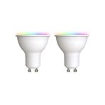 LUUMR Smart GU10 4.7W RGBW CCT ZigBee Tuya Hue 2pcs