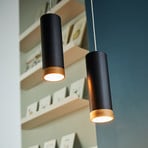 LED pendant light PHEB made of aluminium and wood