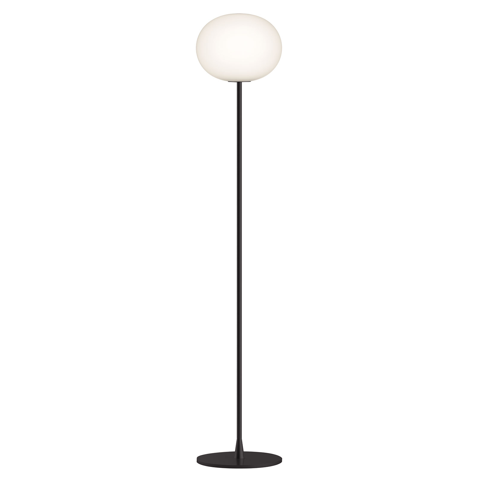 FLOS Glo-Ball F2 lampa podłogowa, czarna