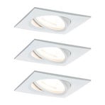 Paulmann 3 spot Nova Coin γωνιακό, dimmable, λευκό