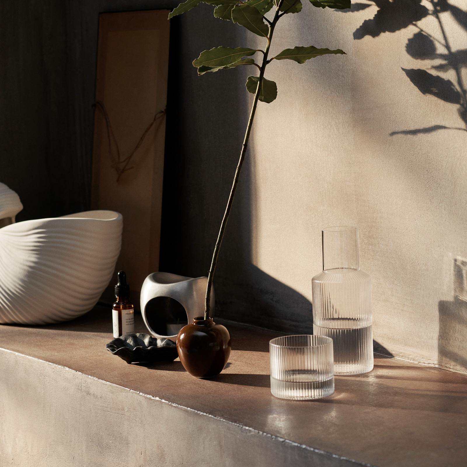 Ripple Low Glasses Set of 4 Clear - Ferm Living