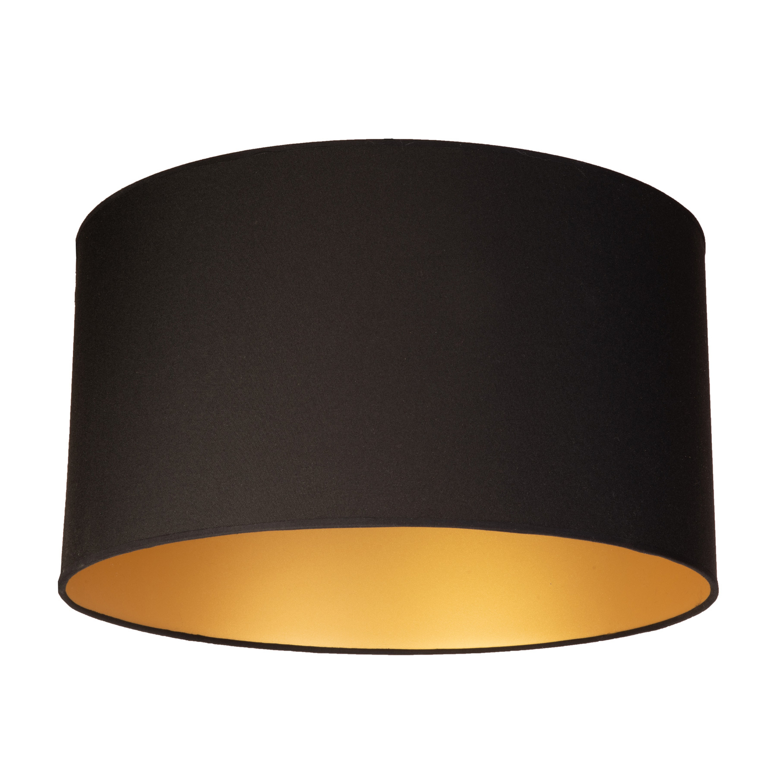Taklampe Roller Ø60cm, svart/gull