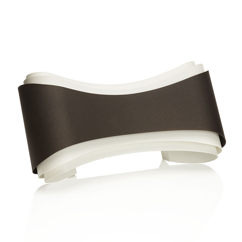 Bronzefarbene Designer-Wandleuchte Ionica