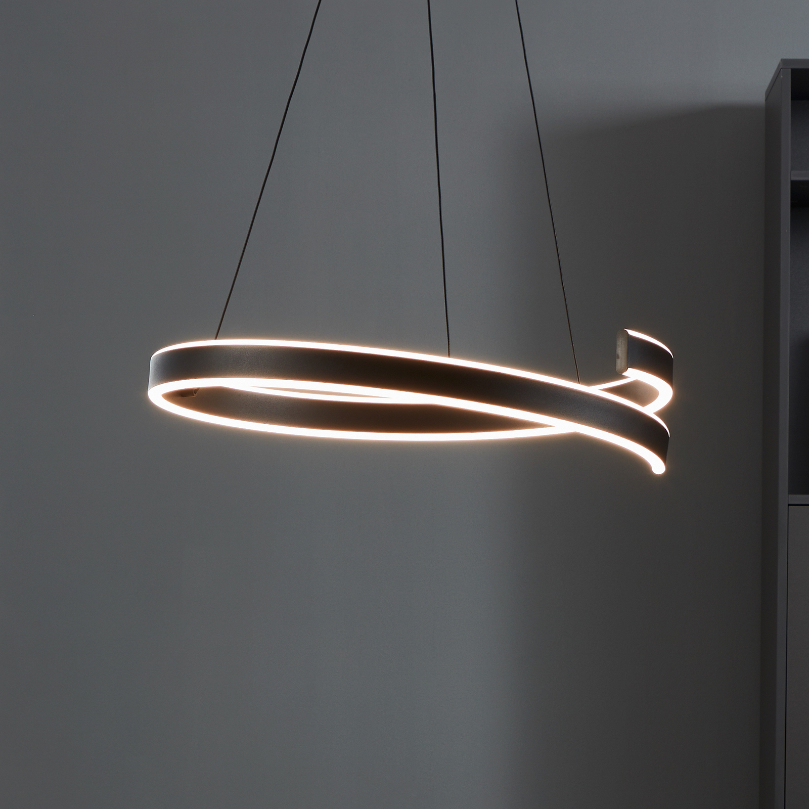 EGLO connect Smart LED-hængelampe Andabaia-Z, sort