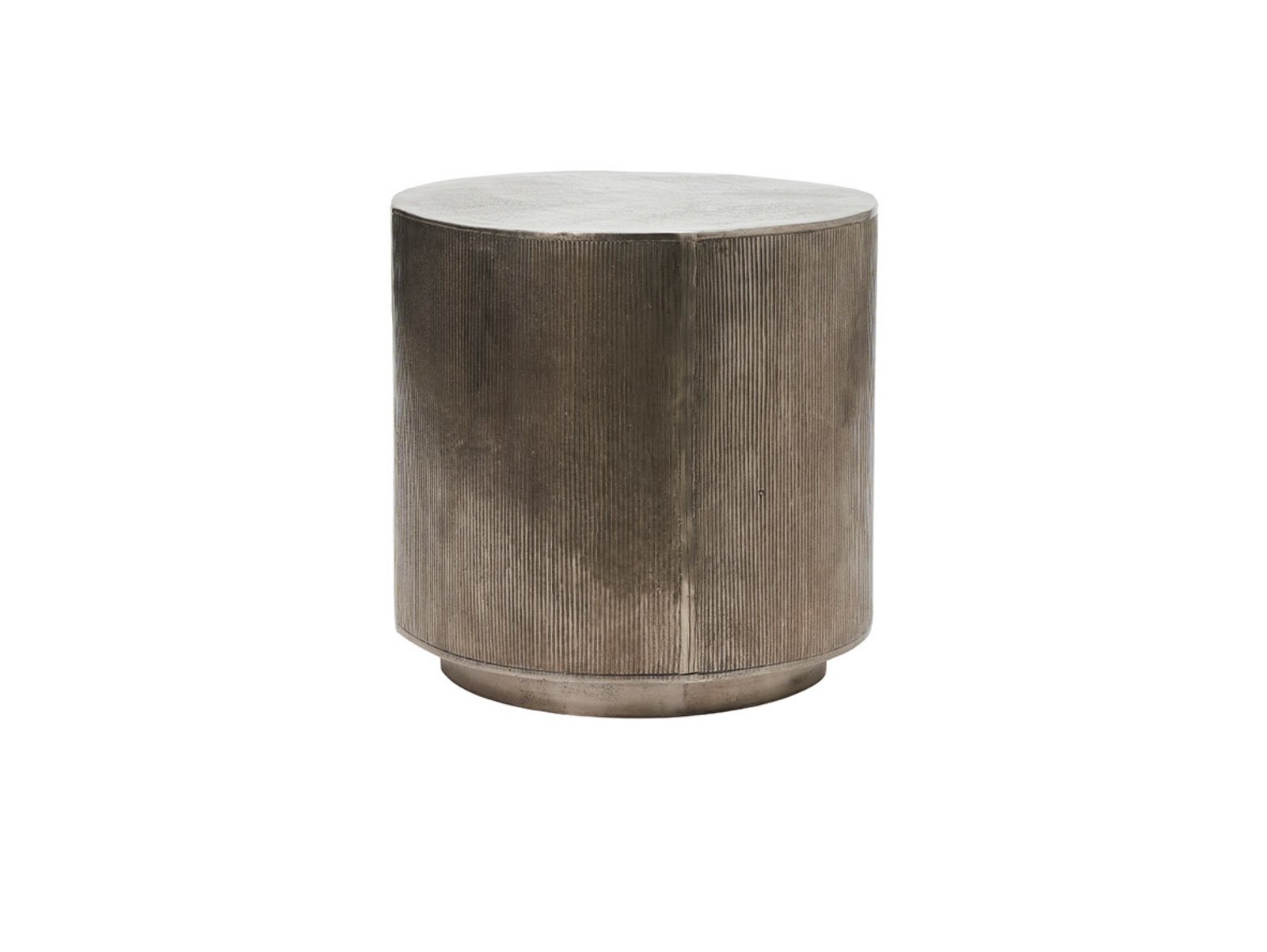 Rota Mesa para sofá H50 Ø50 Brushed Silver - House Doctor