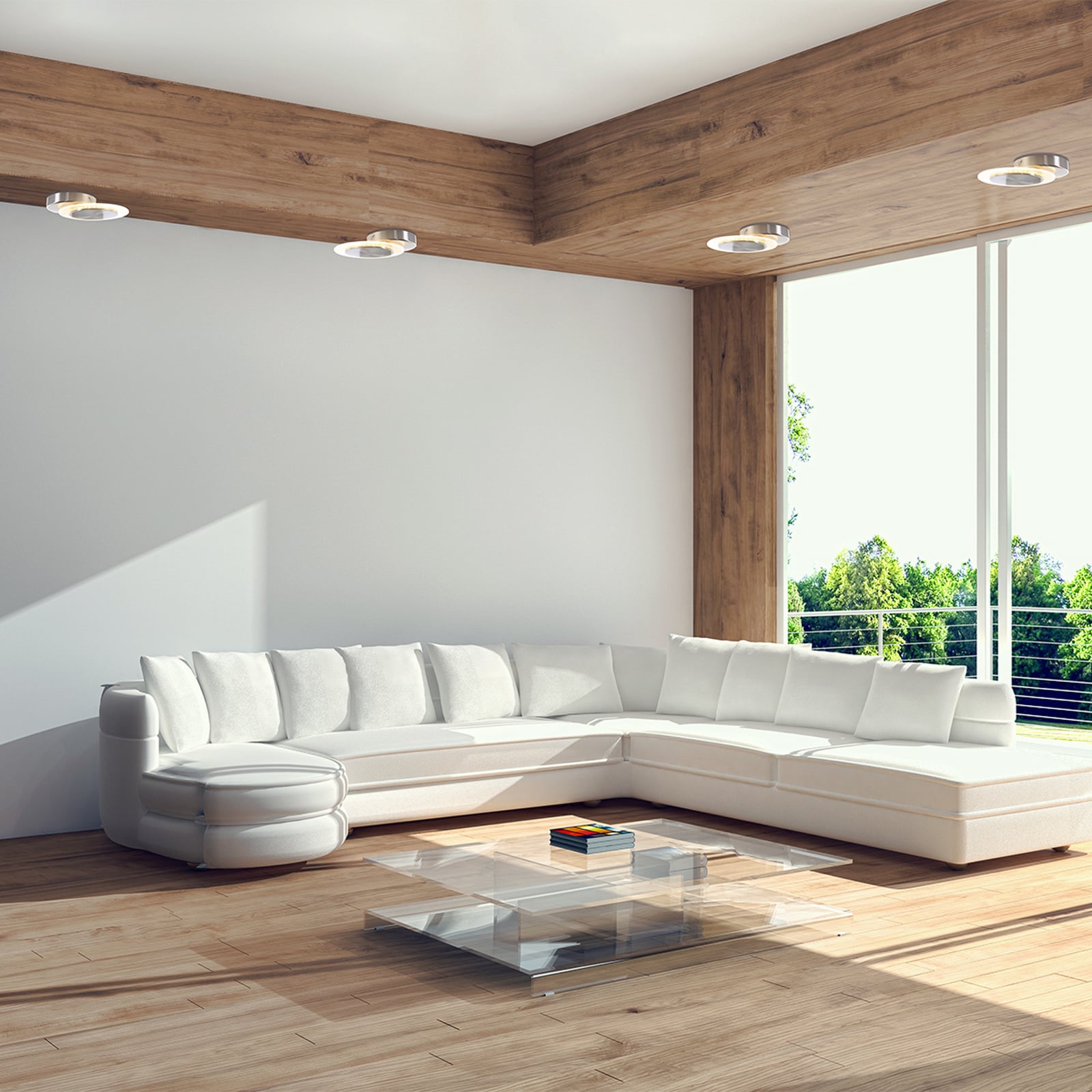 LED sienas lampa „Lido“, tērauda pelēka, metāls, 2700 K