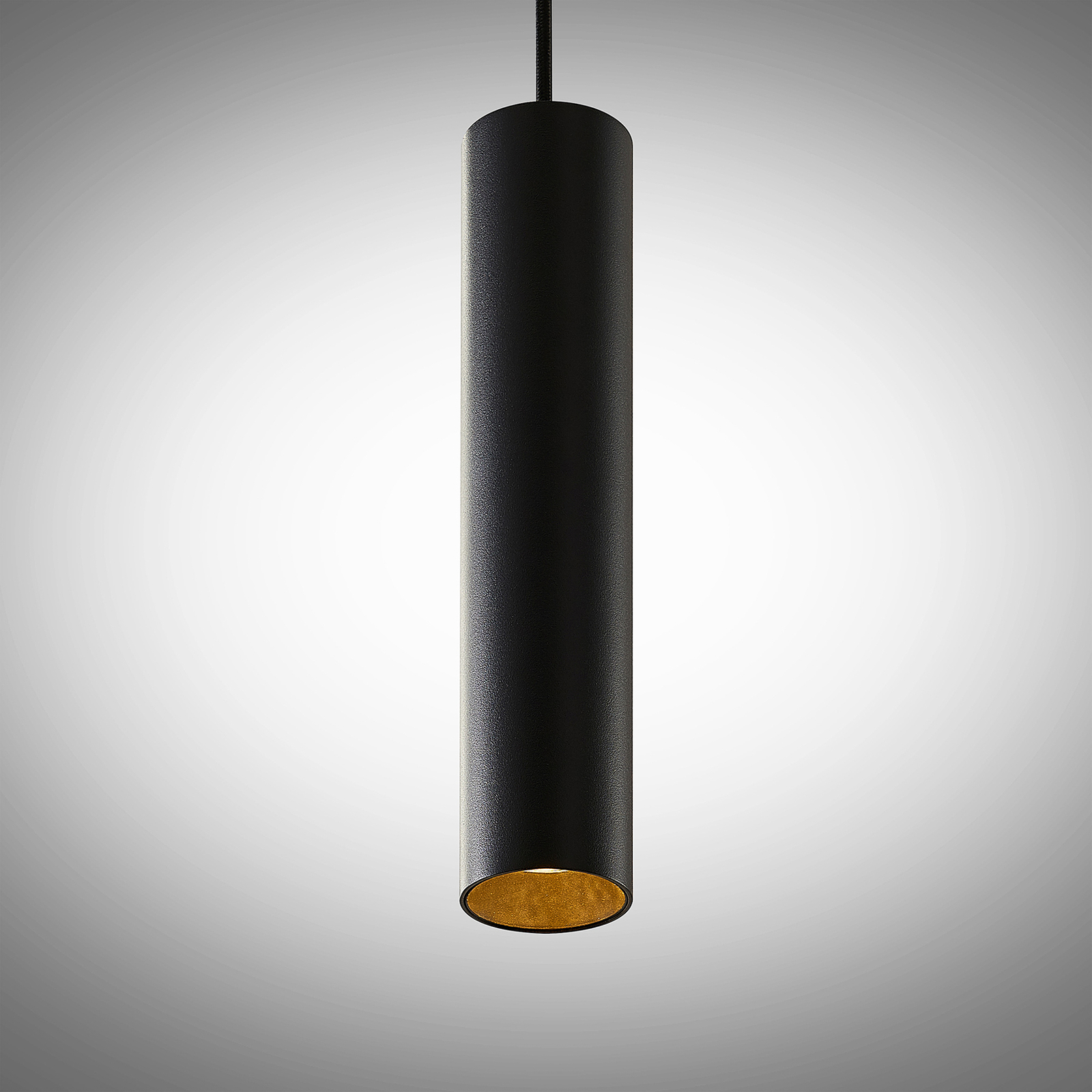 Arcchio Ejona lámpara colgante, altura 27cm, negro