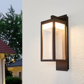 Lantern-shaped LED outdoor wall light Ferdinand