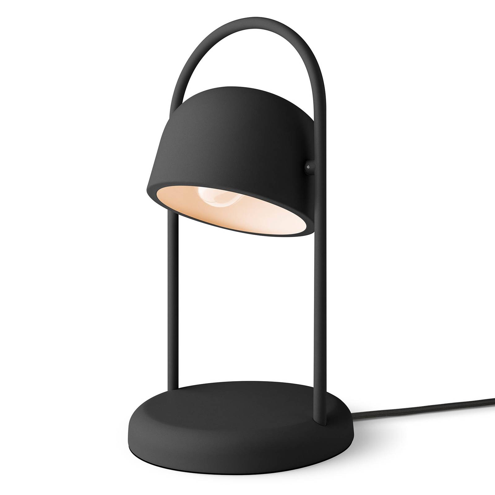 Eva Solo EVA Quay table lamp, black, for Workroom / Office, steel, E27, 25 W, H: 40 cm