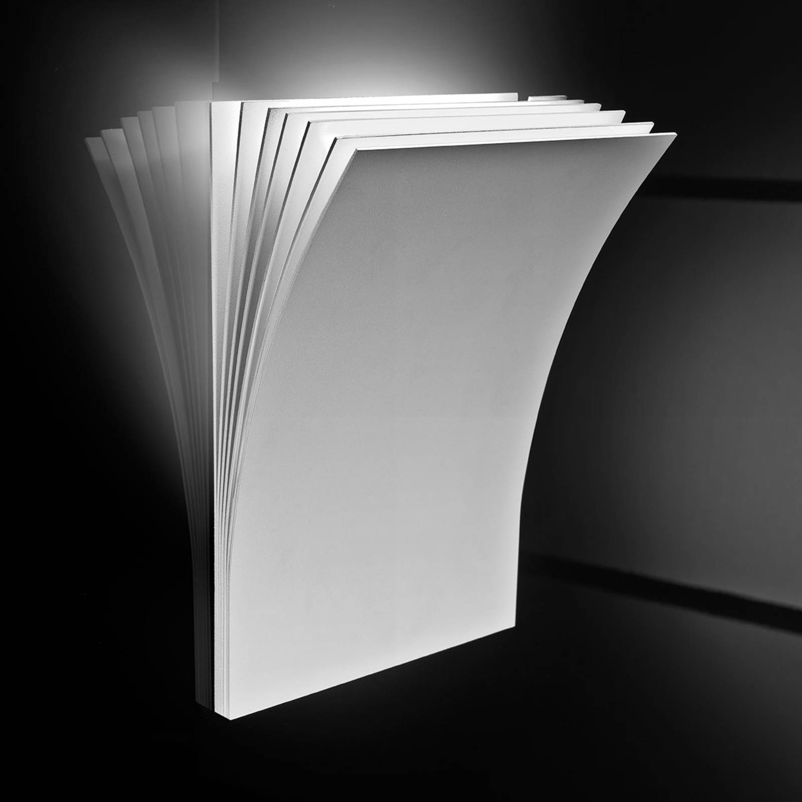 Axolight Polia LED-Wandleuchte in Weiß 19cm