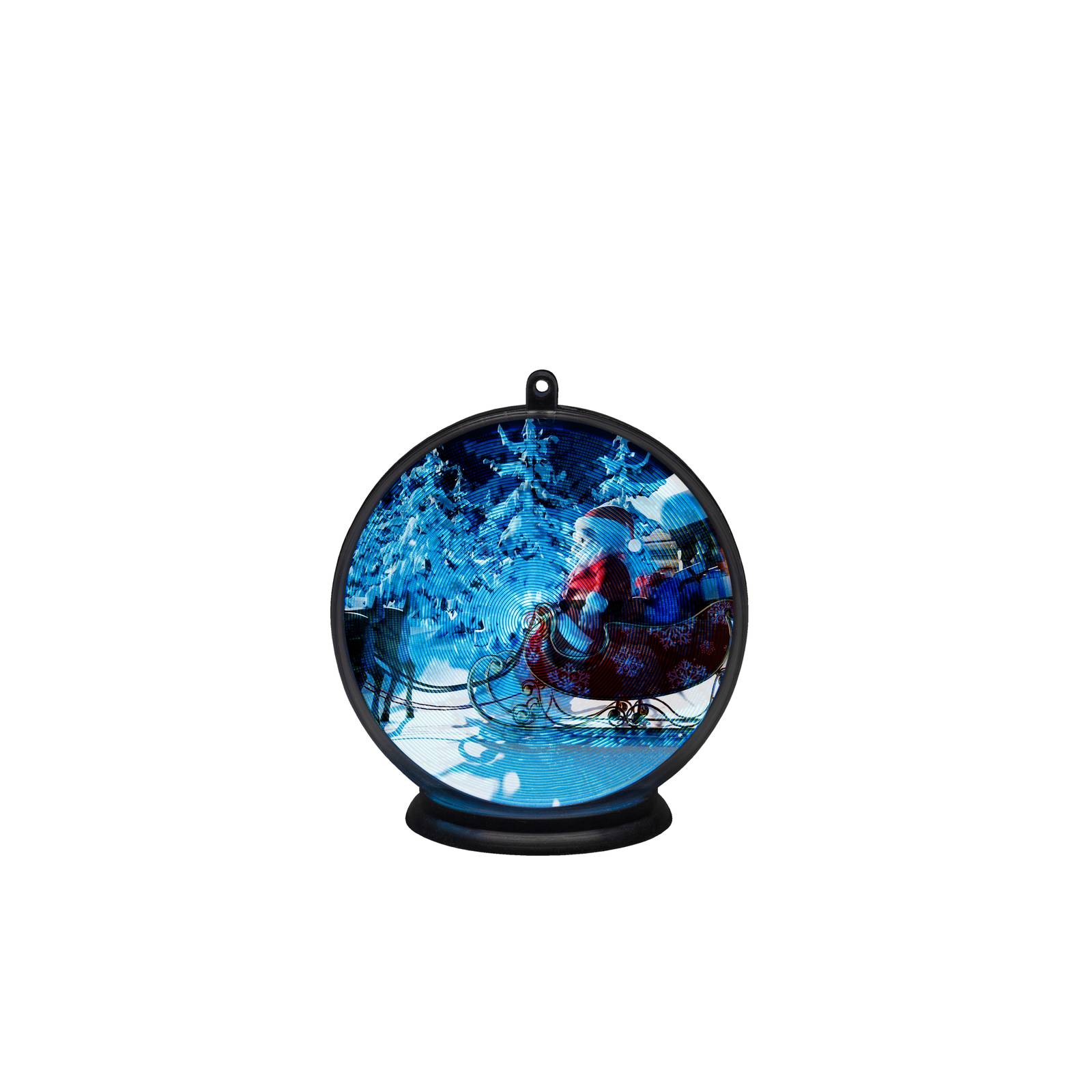 Boules hologramme 3D paysage hivernal 42 LED