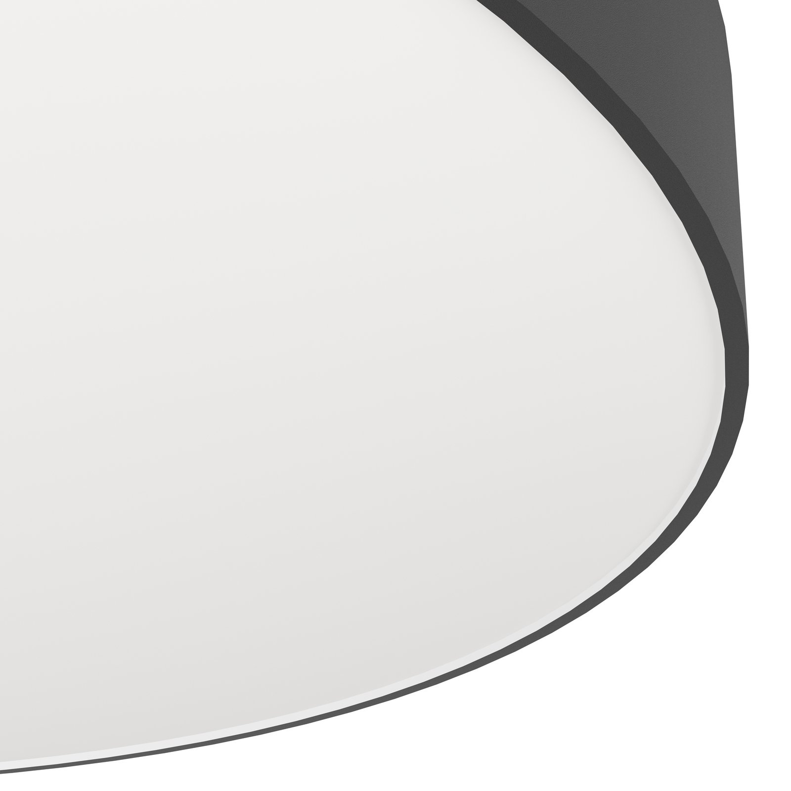 EGLO connect Smart-LED-Deckenlampe Gallizzi-Z, schwarz,Ø69cm