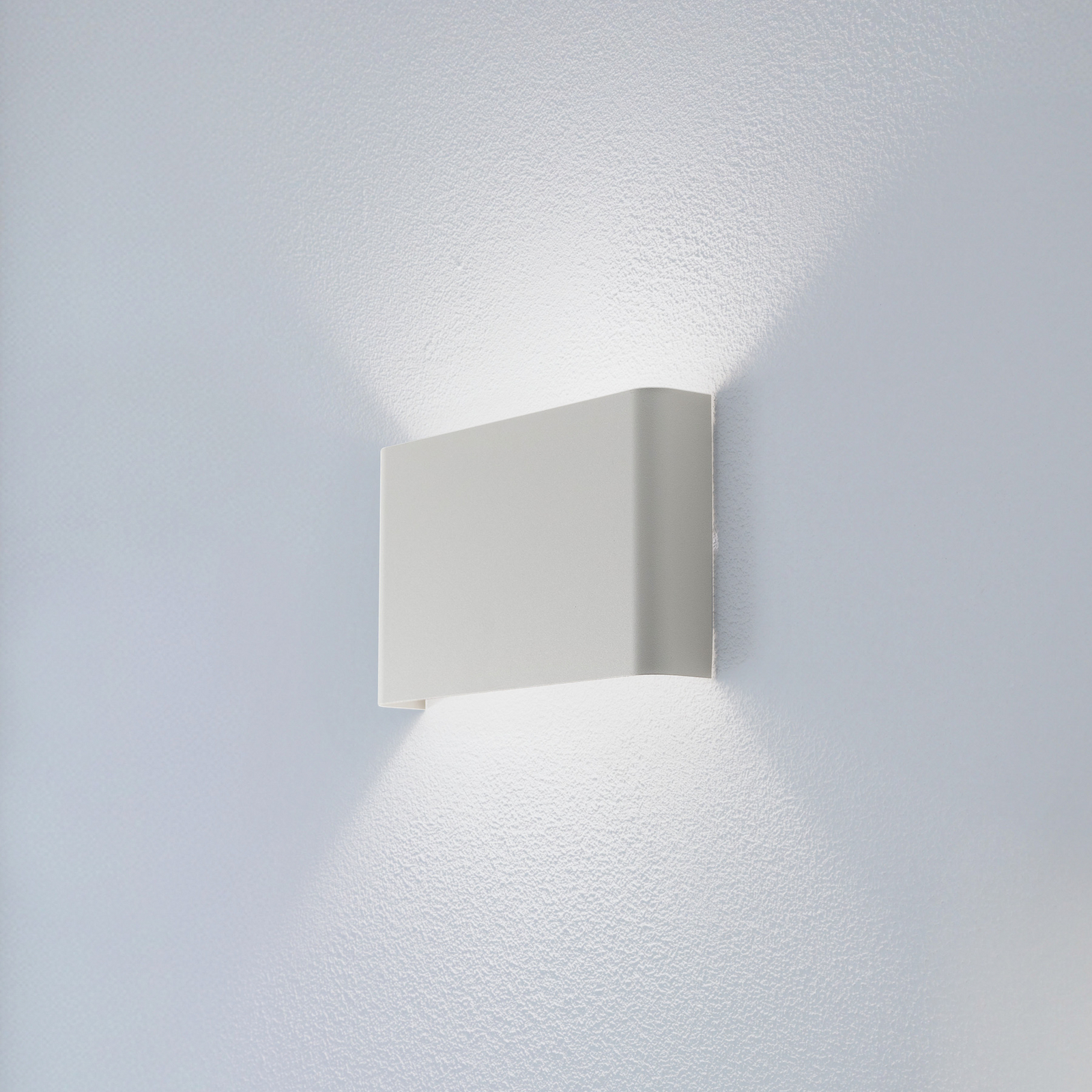 Haga wall light, dark grey, metal, 25 cm wide, G9