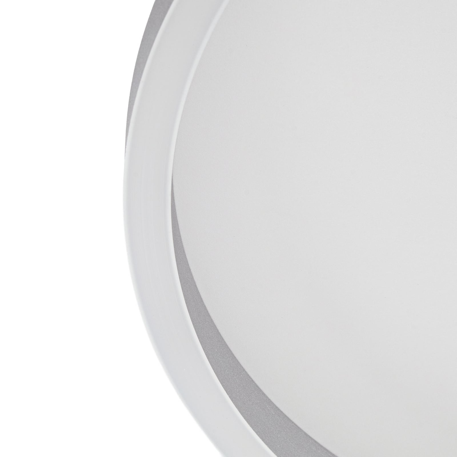Plafoniera LED Rotundo, alluminio spazzolato, dimmerabile, Ø 40 cm - Lucande Plafoniera LED Rotundo, alluminio spazzolato, dimmerabile, Ø 40 cm - Lucande