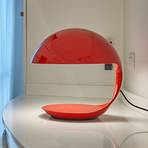 Martinelli Luce Cobra -retro-pöytälamppu, punainen