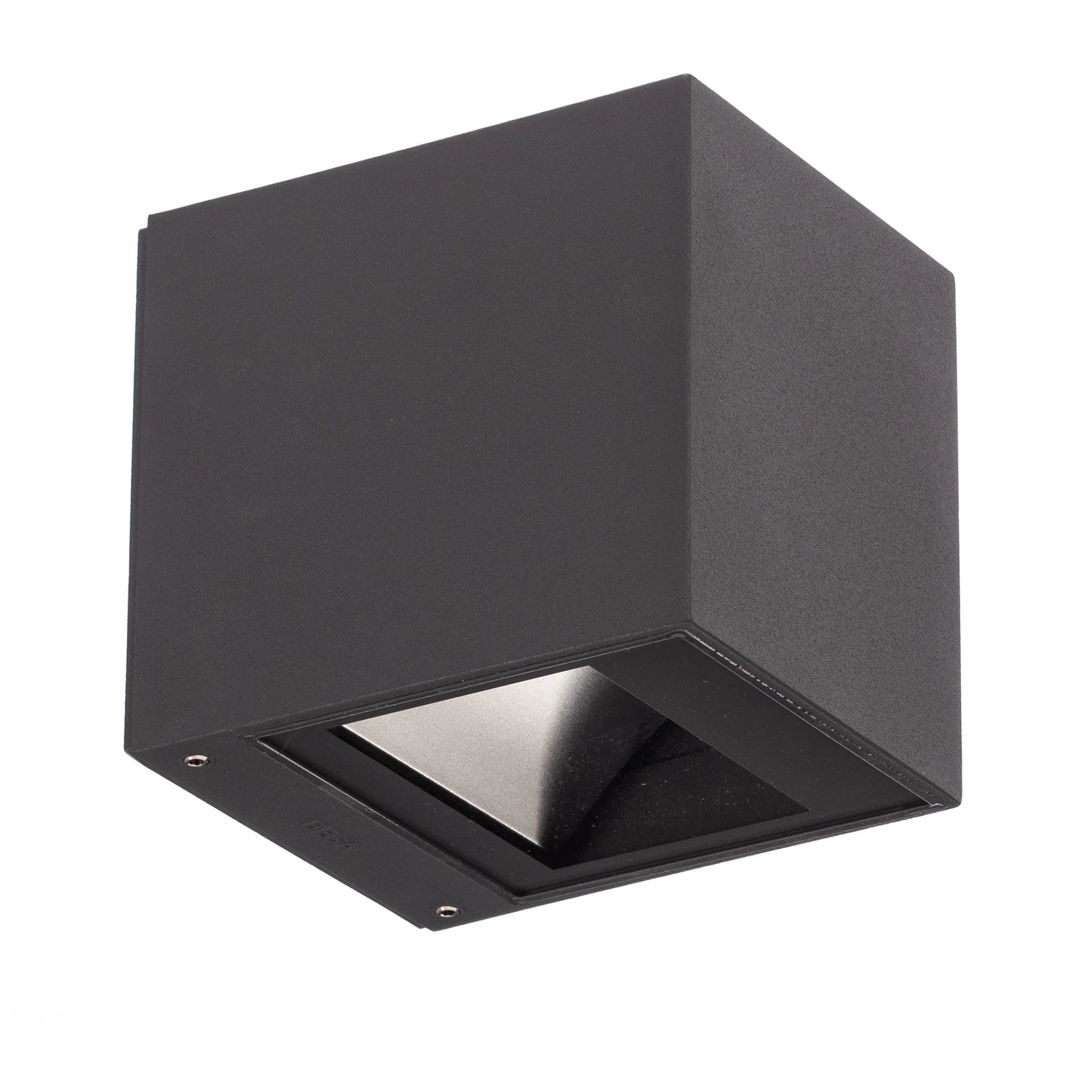 Bega utendørs vegglampe 24718 K3, grafitt, ned, støpt aluminium