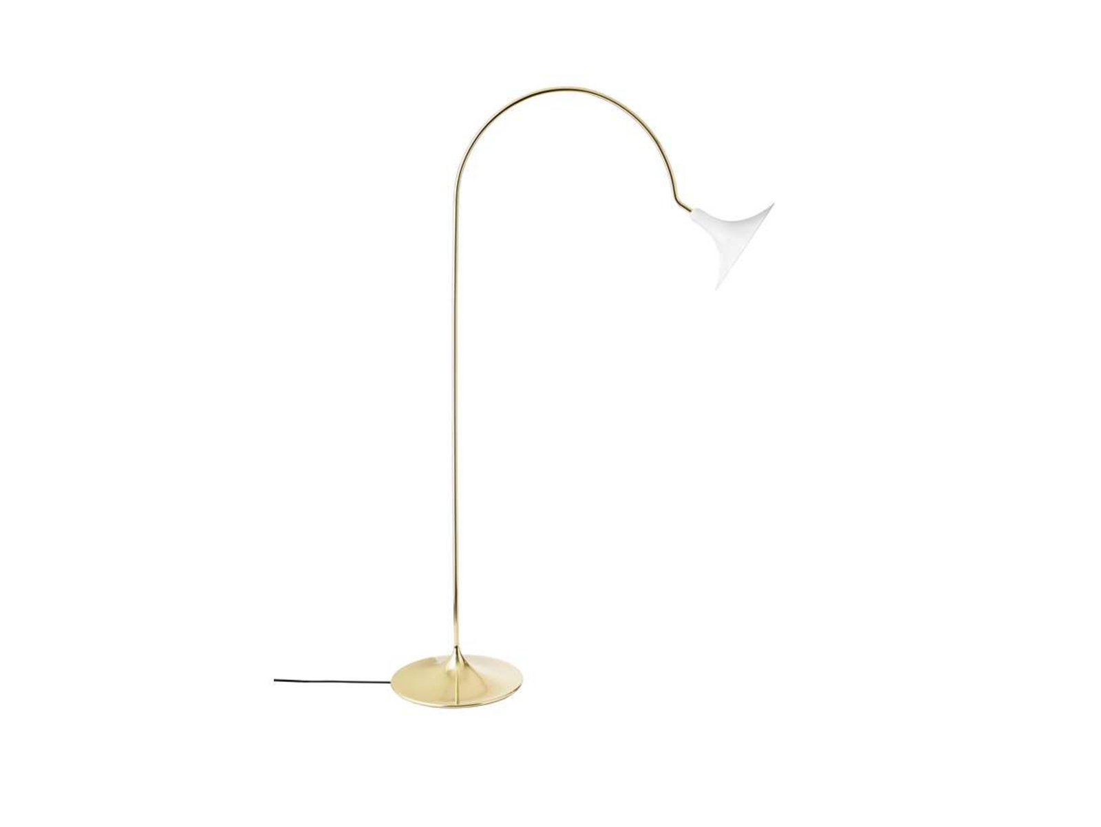 Petalii Lampadar White/Polished Brass - Nuura