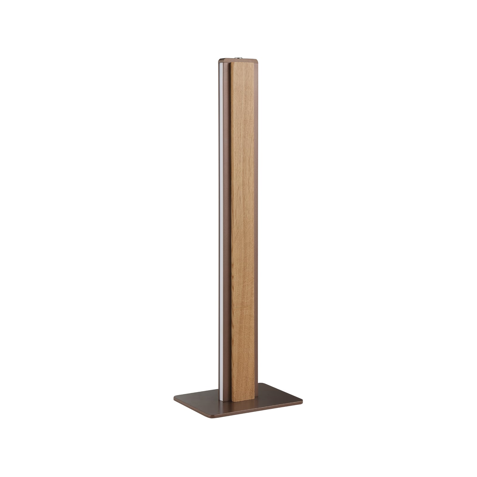 Arviso LED stolna lampa, efekt drva, hrast, visina 51 cm, CCT