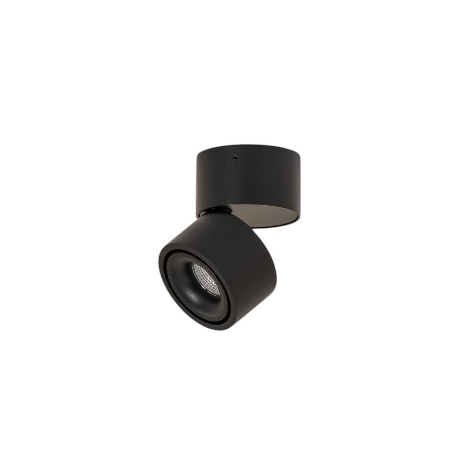Arcchio LED-Deckenstrahler Rotari, 620lm, 1-flg., schwarz