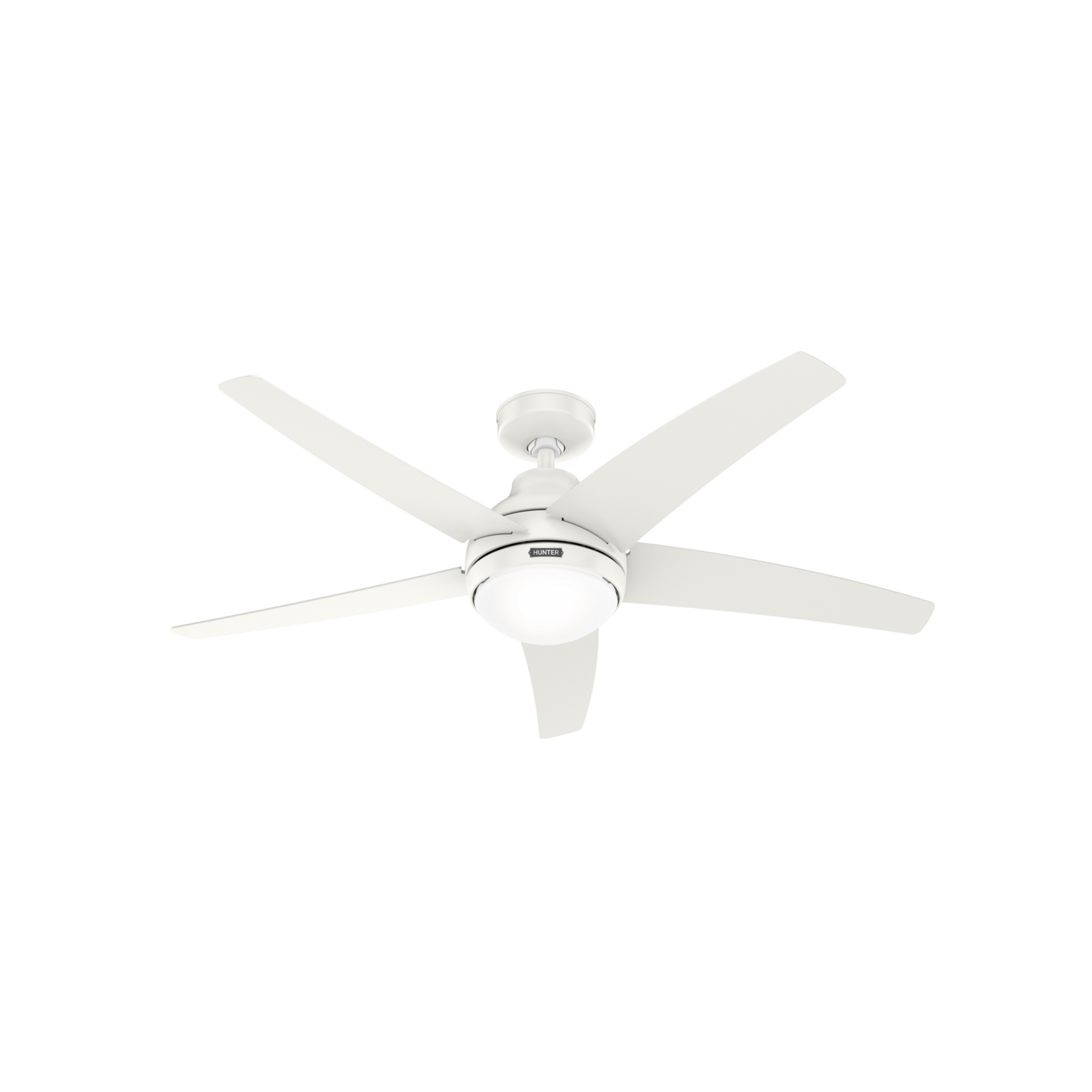 Hunter Bernard AC ventilateur de plafond lampe blanche