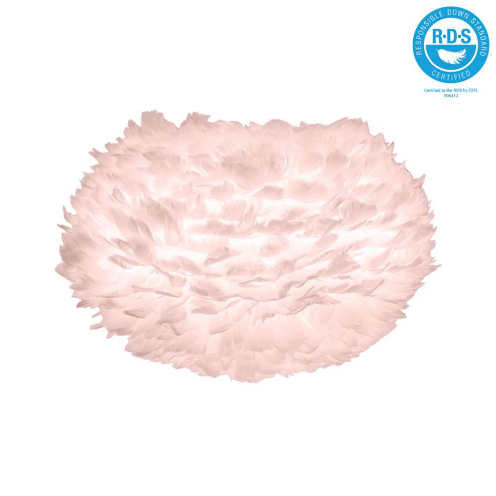 Eos Medium Abajur Light Rose - UMAGE